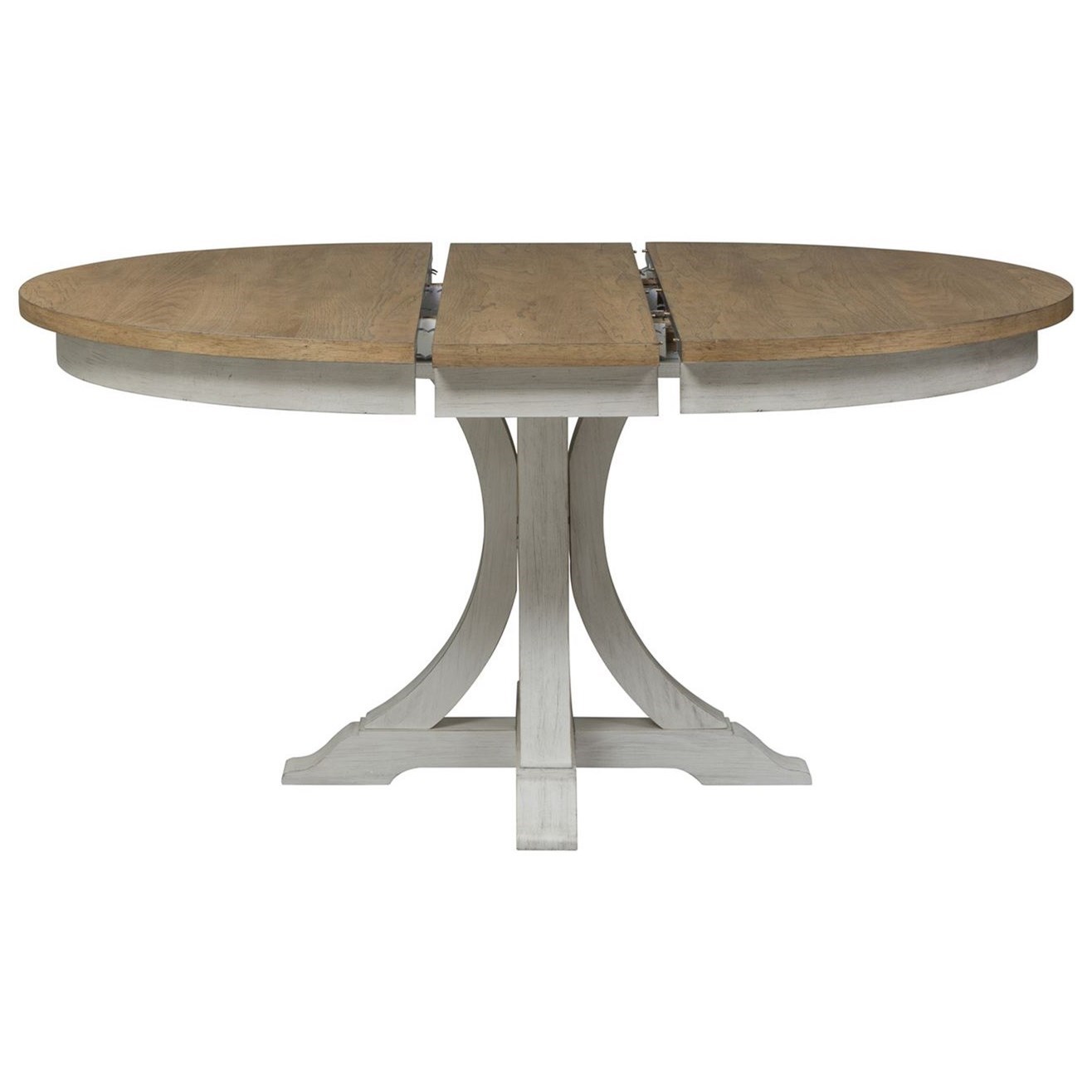 Liberty furniture farmhouse reimagined shop pedestal table